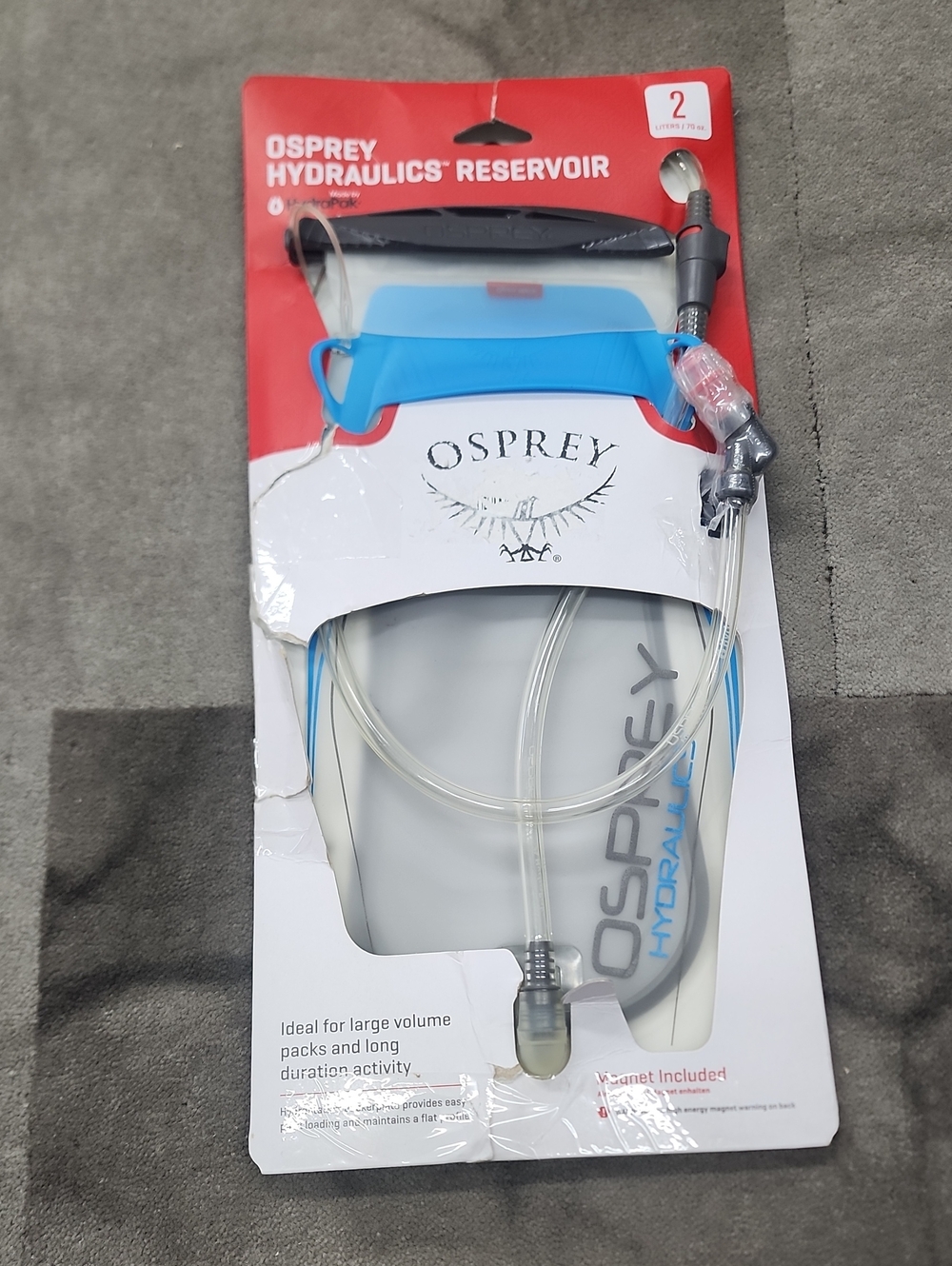 OSPREY Hydraulics Reservoir Hydration Bladder - Red, Blue, White